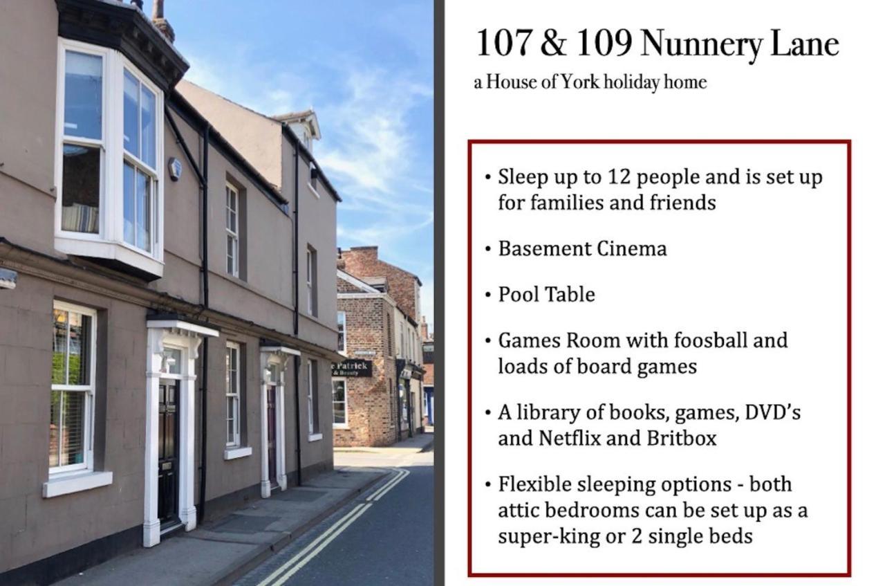 107&109 Nunnery Lane Villa York Eksteriør bilde