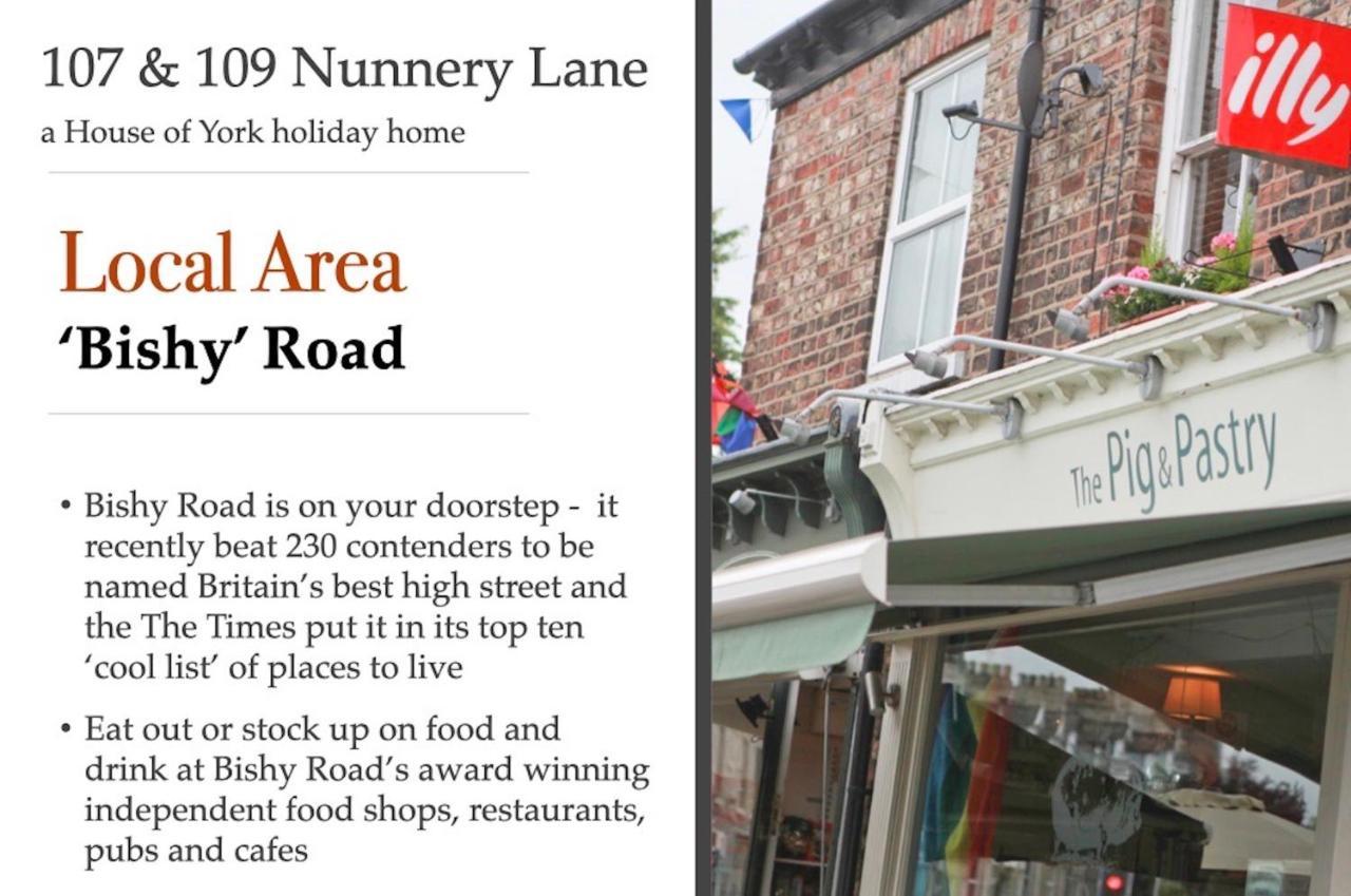 107&109 Nunnery Lane Villa York Eksteriør bilde