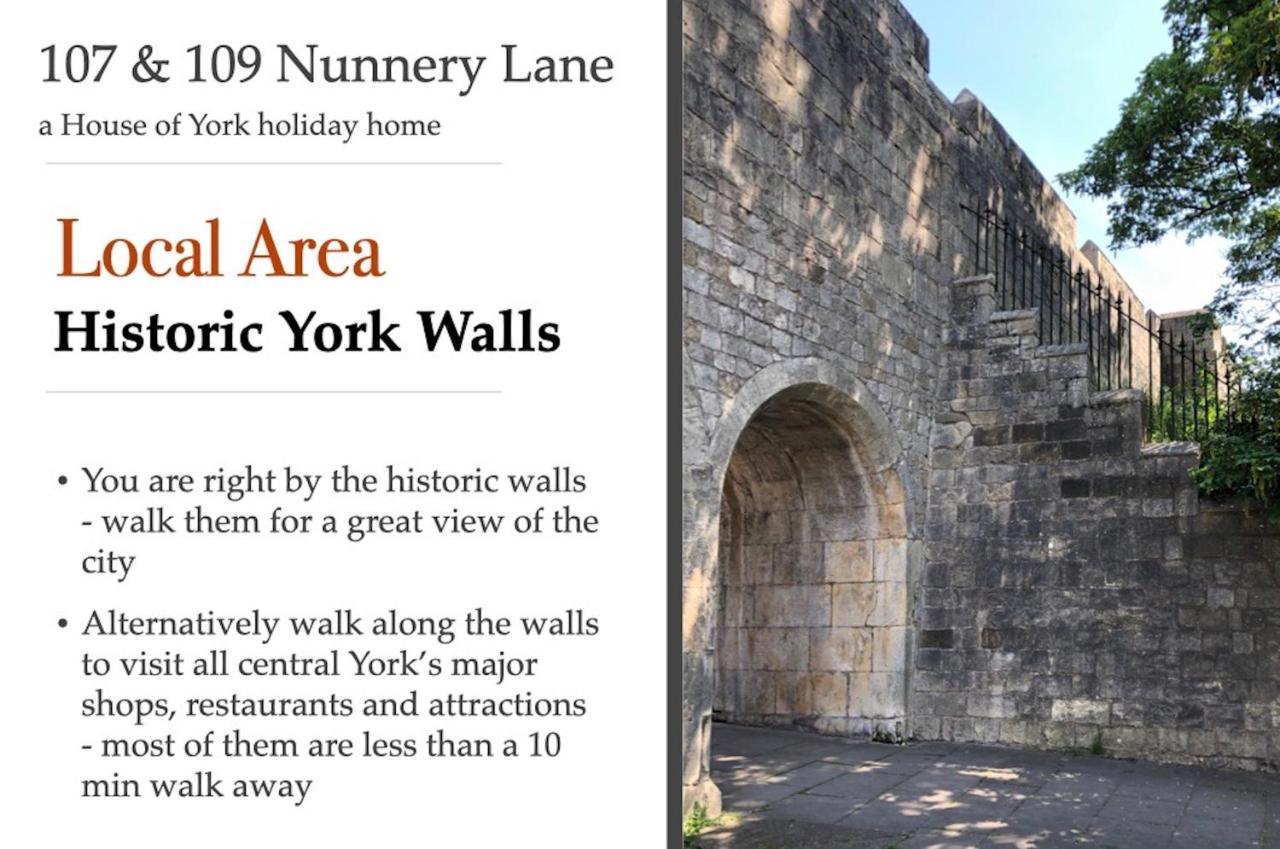 107&109 Nunnery Lane Villa York Eksteriør bilde